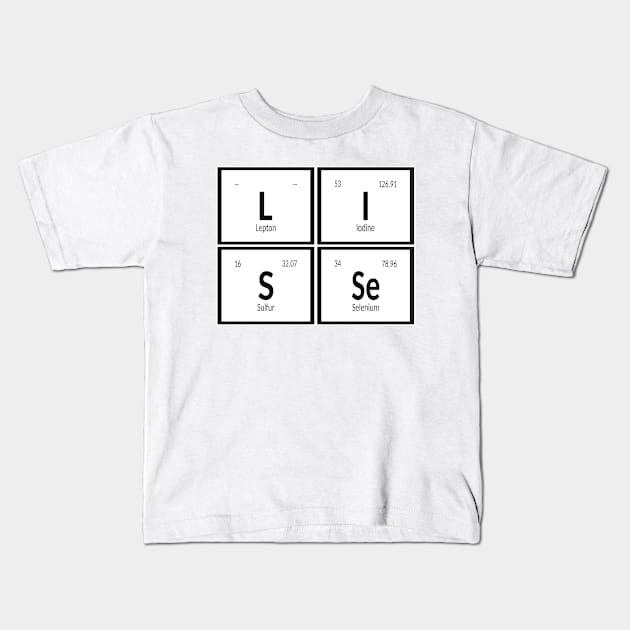 Lisse Table of Elements Kids T-Shirt by Maozva-DSGN